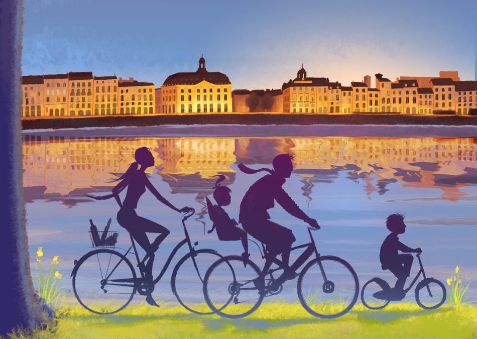 Palestra – Bordeaux, destino de bicicleta