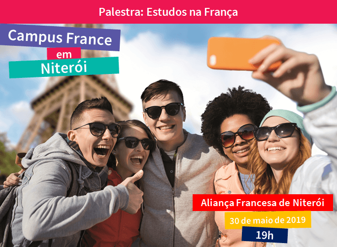 Palestra sobre intercâmbio na França com a Campus France