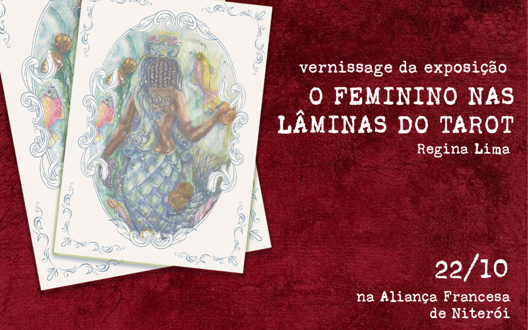 imagem de divulgação: "O feminino nas Lâminas de tarot" de Regina Lima